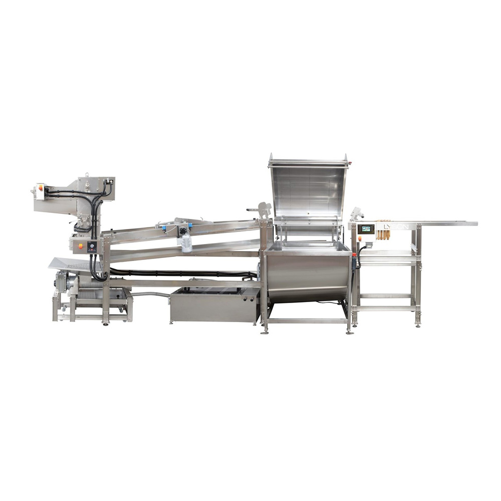 Linka na odvíčkování, 40 r. odvíčkovací stroj PREMIUM, extrudér 100 kg