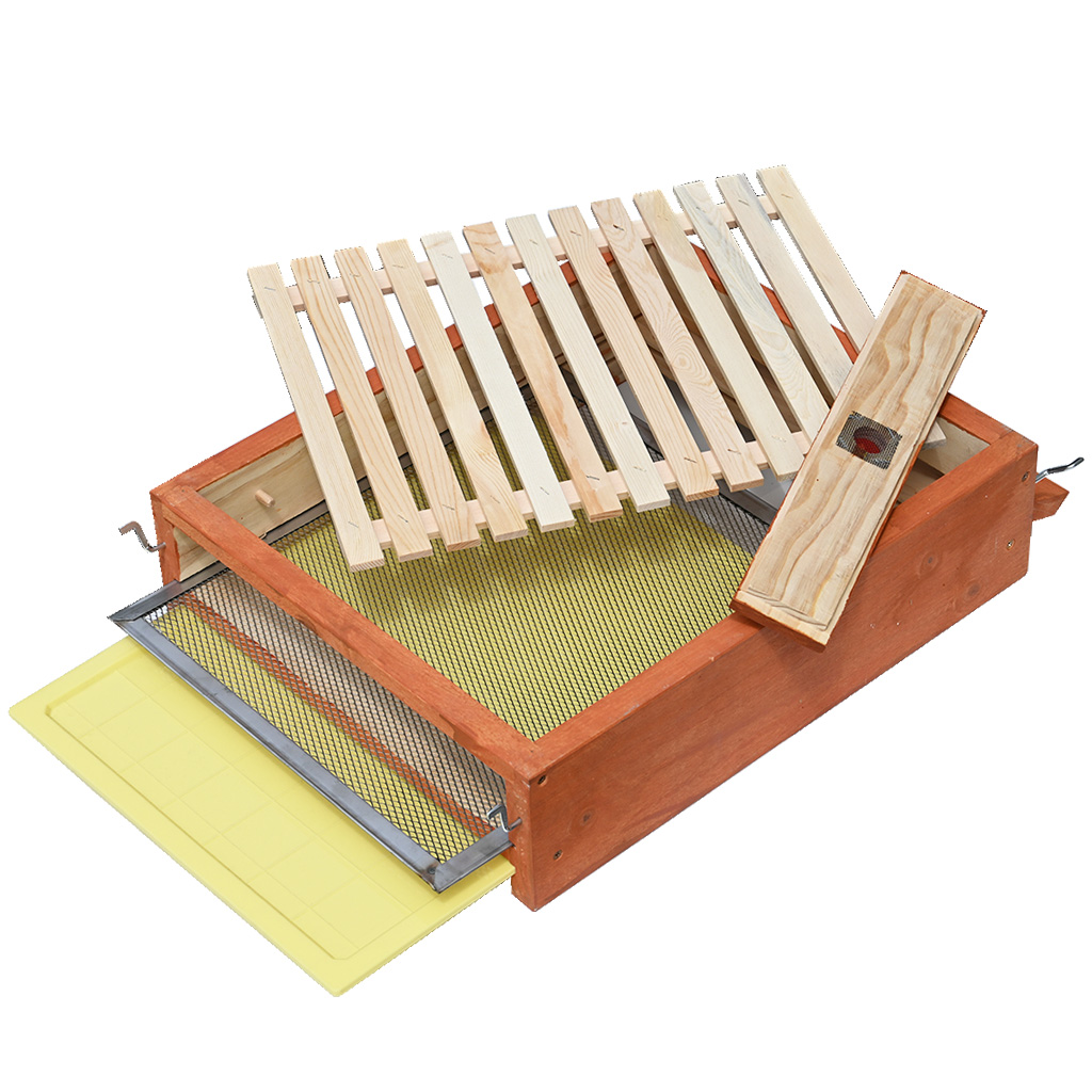 Celozasíťované varroa dno - Langstroth - komplet, nabarvené