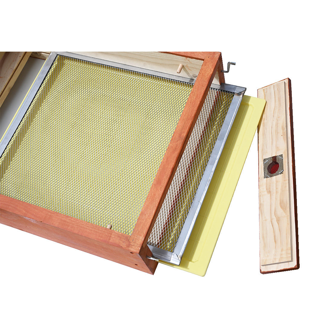 Celozasíťované varroa dno - Langstroth - komplet, nabarvené