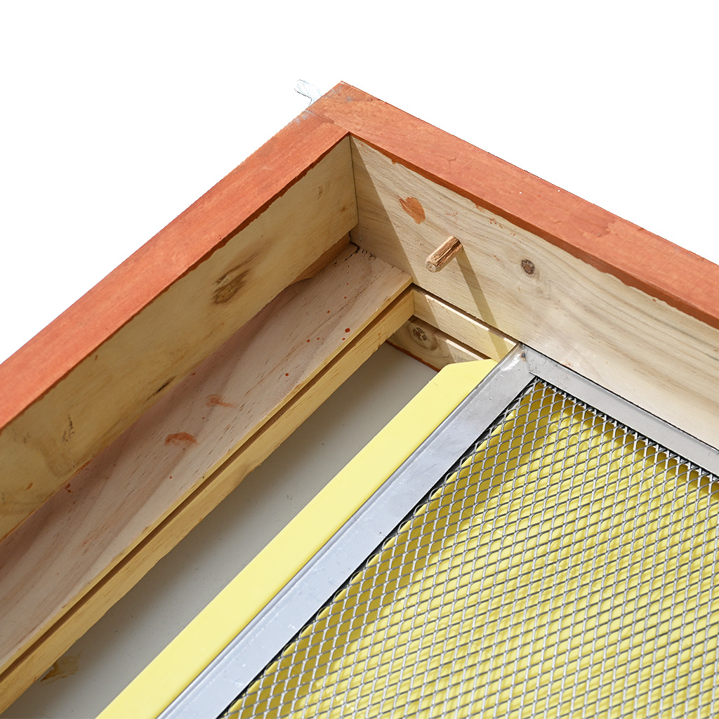 Celozasíťované varroa dno - Langstroth - komplet, nabarvené