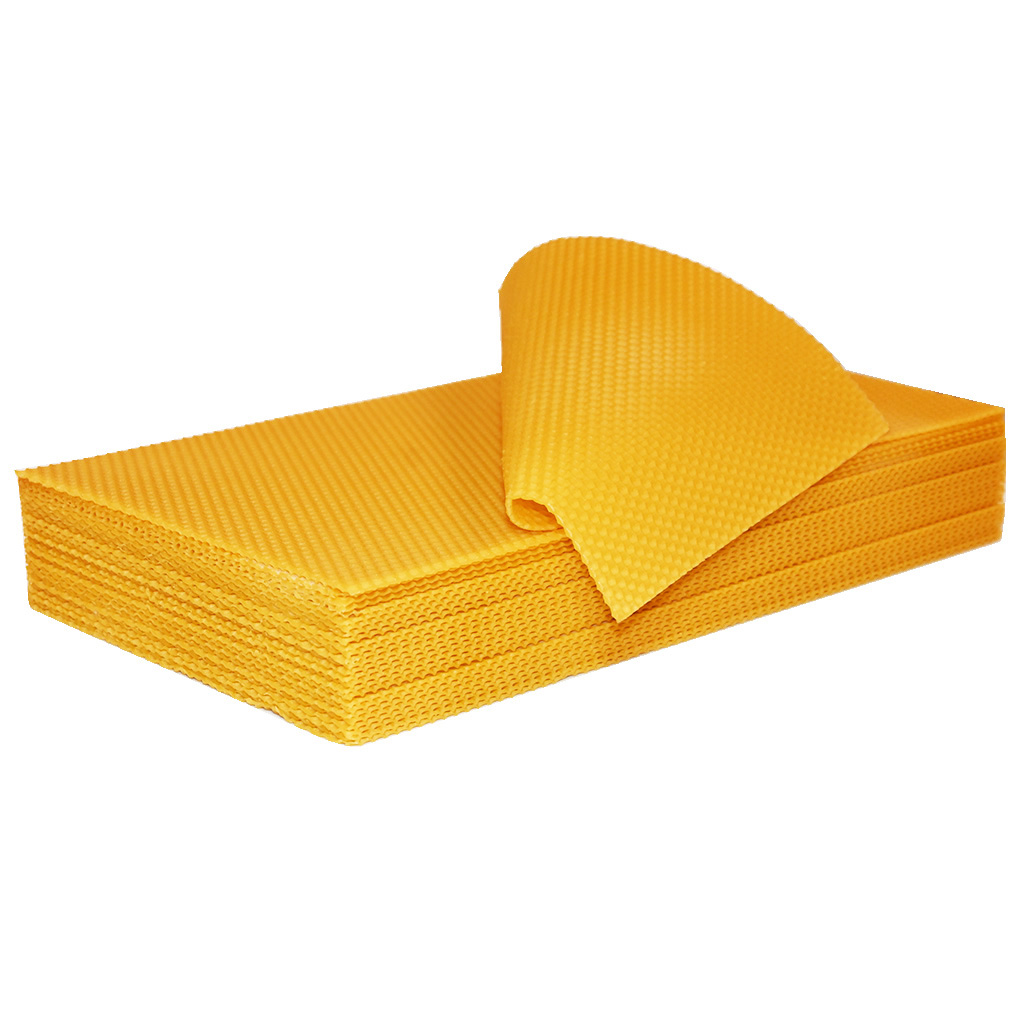 Mezistěny z včelího vosku 42x17 - 400x150 mm