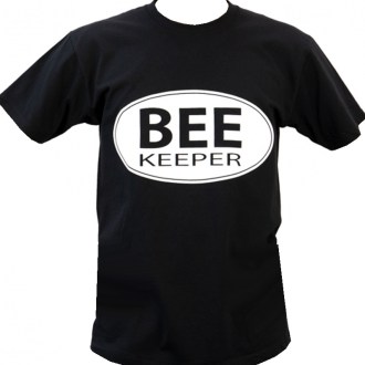 Včelařské tričko ApiSina Beekeeper, černé