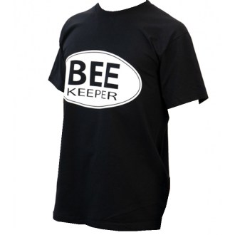 Včelařské tričko ApiSina Beekeeper, černé