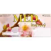 Etiketa MED - květový, typ 3
