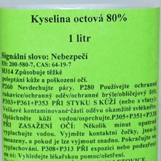 Kyselina octová 80 %
