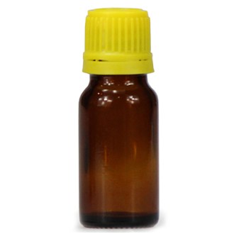 Hnědá skleněná lahvička 10 ml s kapátkem