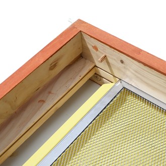Celozasíťované varroa dno - Langstroth - komplet, nabarvené