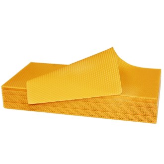 Mezistěny z včelího vosku 42x17 - 400x150 mm