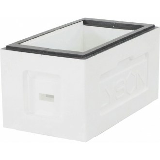 Polystyrenový nástavek český 39 x 24, lakovaný - verze II - žlutý