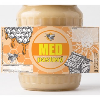 Etiketa MED - pastový, typ 2