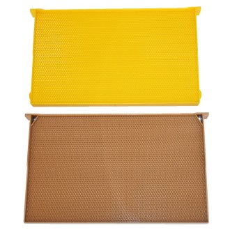 Celoplastový rámek r.m. 39x24 - 3 gen. - termoplast - hnědý