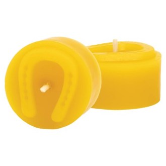 Silikonová forma na svíčky - čajová svíčka podkova - 1,8 cm - FS502