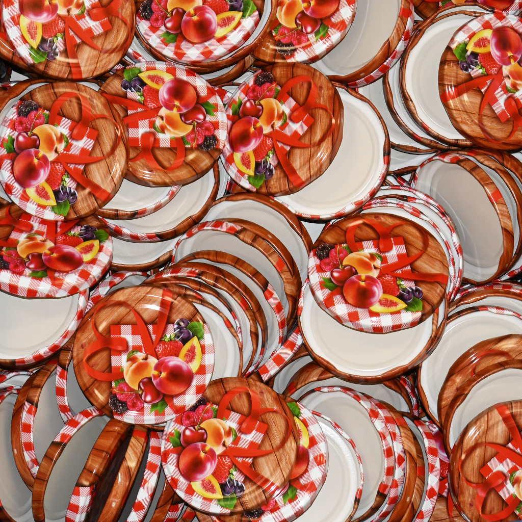 Zavařovací víčko na sklenici TO 82 - RTS - Fruit 3