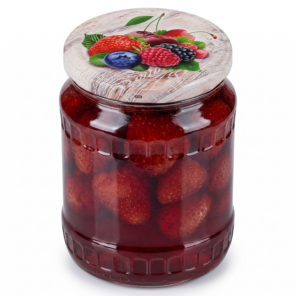 Zavařovací víčko na sklenici TO 82 - RTS - Fruit 6 - 700 ks - celá krabice
