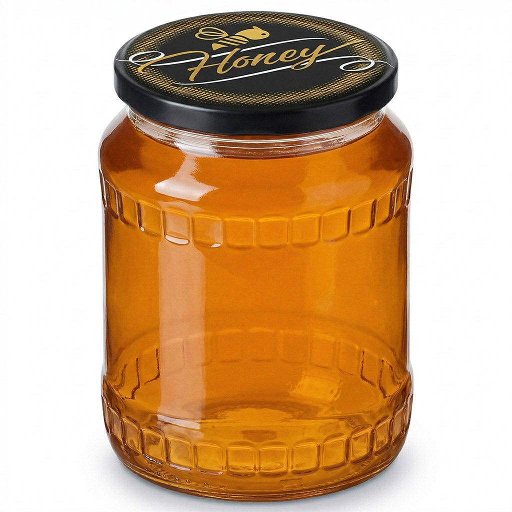 Víčko na sklenici TO 82 - Honey - černé - matné - HO12-2