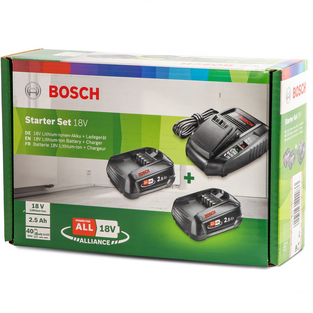 Sada: nabíječka AL1830CV + 2 baterie PBA 2,5Ah BOSCH